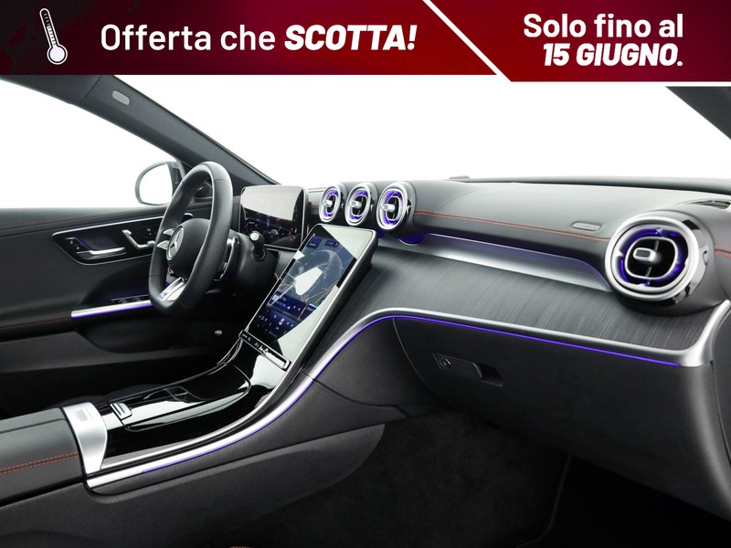 AMG Classe C c sw amg 43 mhev premium plus 4matic 422cv auto ibrido bianco
