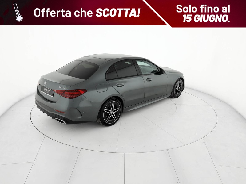Mercedes Classe C Berlina 220 d mhev amg line premium 4matic 197cv auto ibrido grigio