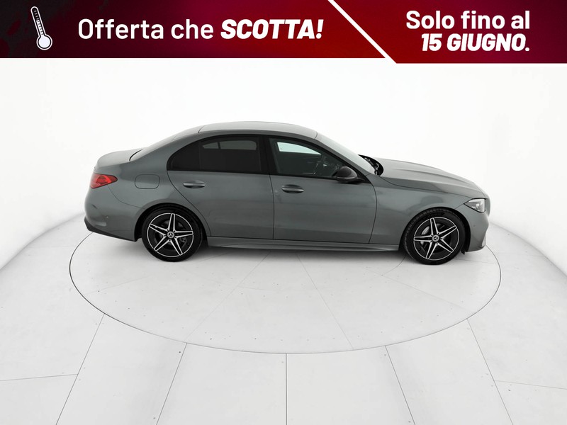 Mercedes Classe C Berlina 220 d mhev amg line premium 4matic 197cv auto ibrido grigio