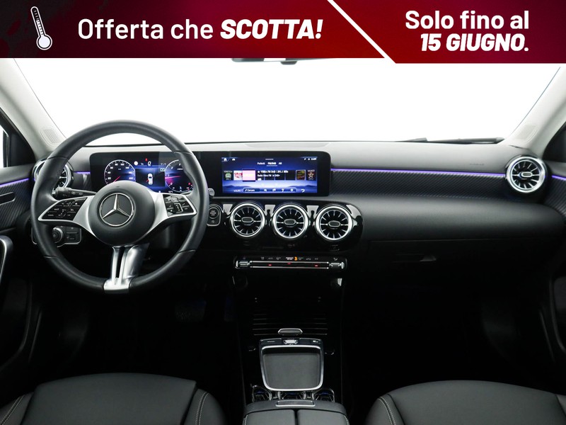Mercedes Classe A 180 d progressive advanced plus auto diesel rosso