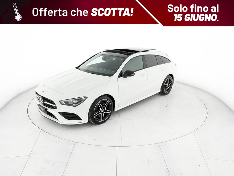 Mercedes CLA Shooting Brake  200 d premium auto diesel bianco