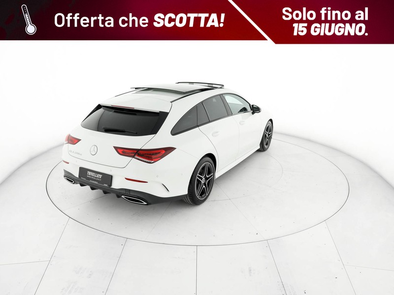 Mercedes CLA Shooting Brake  200 d premium auto diesel bianco