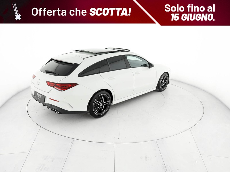 Mercedes CLA Shooting Brake  200 d premium auto diesel bianco