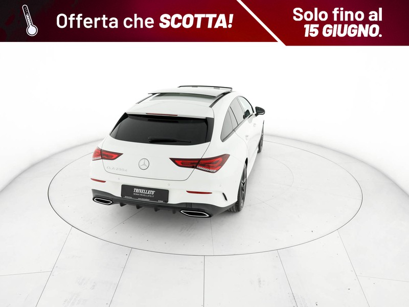 Mercedes CLA Shooting Brake  200 d premium auto diesel bianco