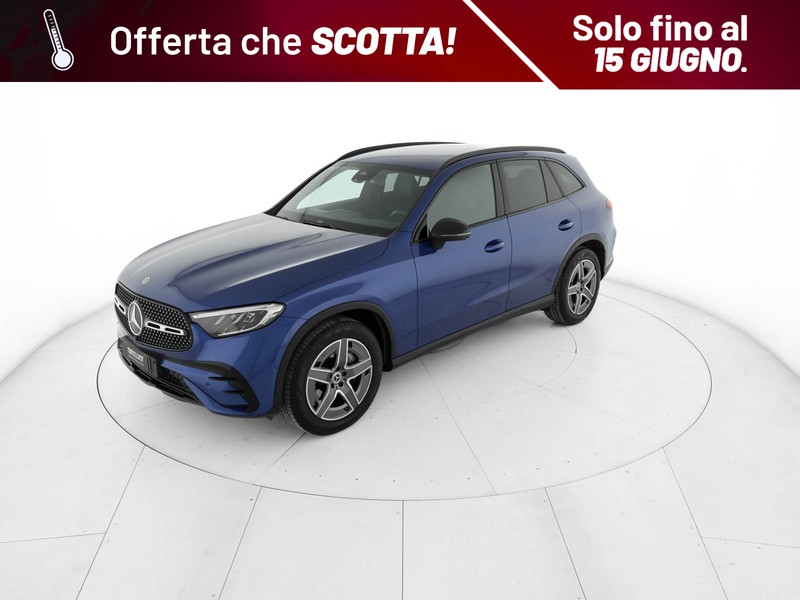 Mercedes GLC 220 d amg line advanced plus 4matic auto ibrido blu/azzurro