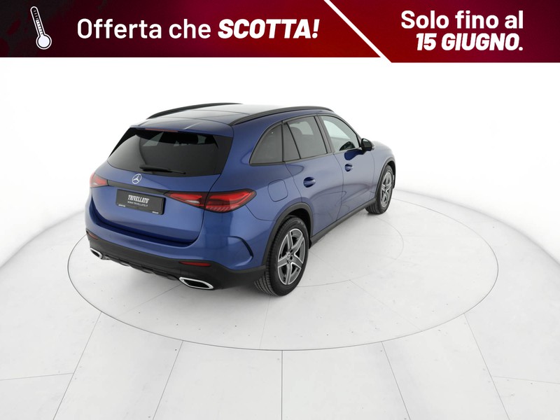 Mercedes GLC 220 d amg line advanced plus 4matic auto ibrido blu/azzurro