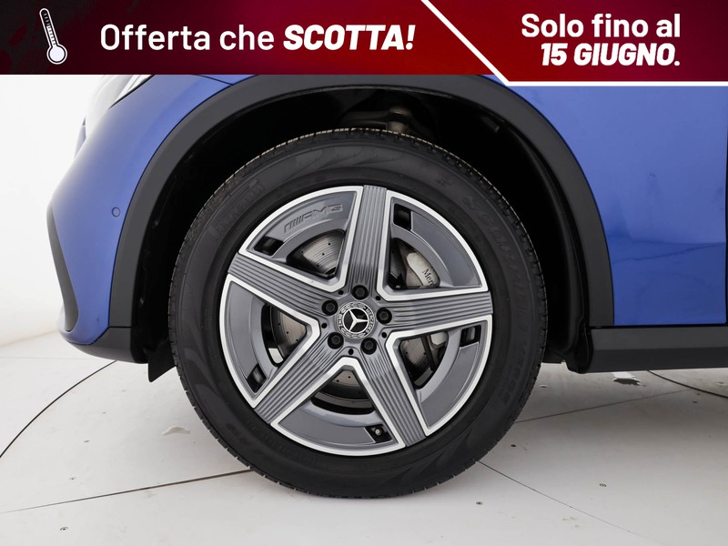 Mercedes GLC 220 d amg line advanced plus 4matic auto ibrido blu/azzurro