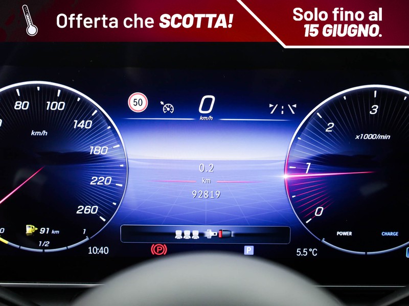 Mercedes GLC 220 d amg line advanced plus 4matic auto ibrido blu/azzurro