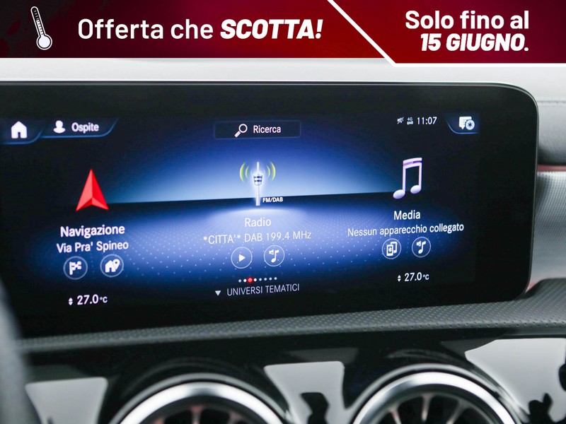 Mercedes Classe A 180 d premium night edition plus auto diesel nero