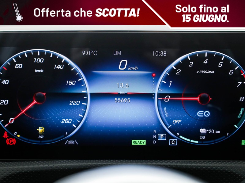 Mercedes Classe A 250 e phev (eq-power) premium auto ibrido argento