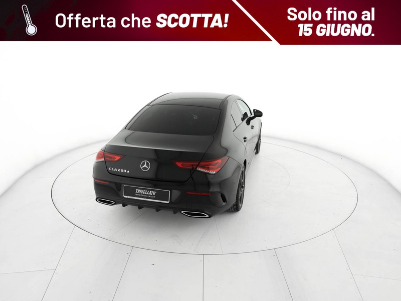 Mercedes CLA Coupè coupe 200 d premium auto diesel nero