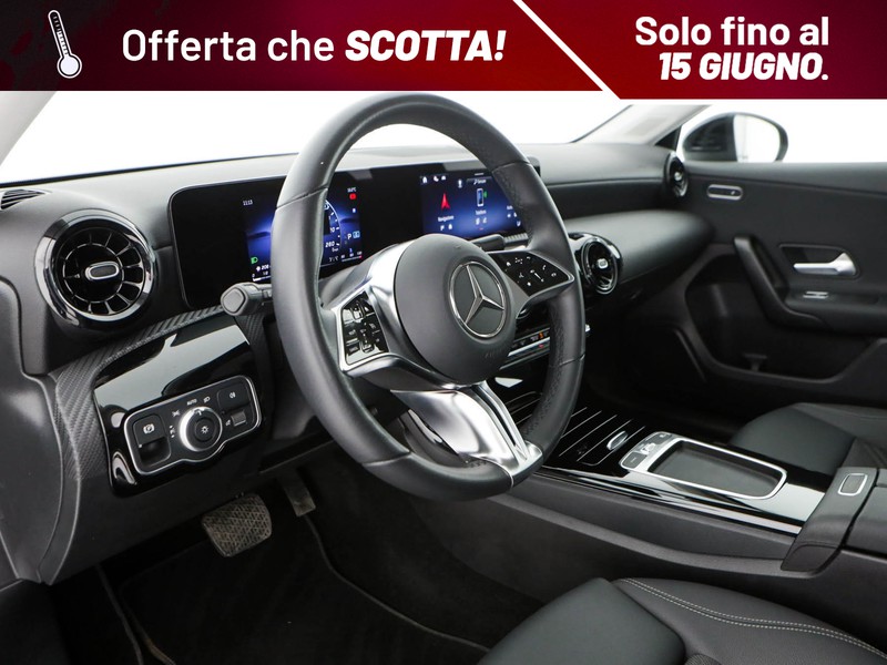 Mercedes Classe A 180 advanced auto ibrido nero