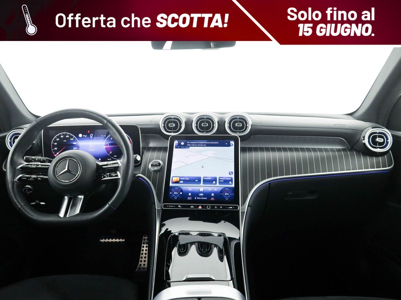 Mercedes GLC 220 d amg line premium 4matic auto ibrido grigio