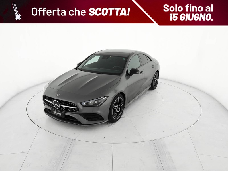Mercedes CLA Coupè coupe 200 d premium auto diesel grigio