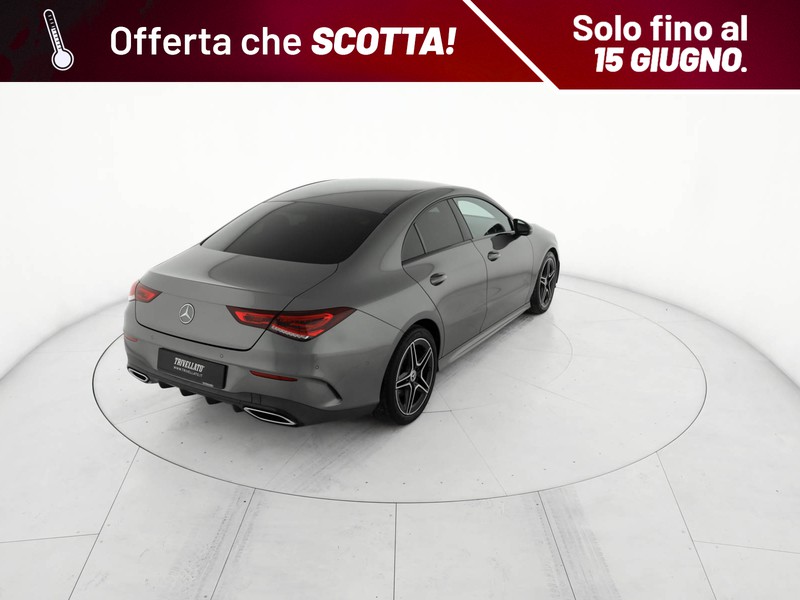 Mercedes CLA Coupè coupe 200 d premium auto diesel grigio