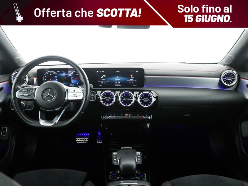 Mercedes CLA Coupè coupe 200 d premium auto diesel grigio