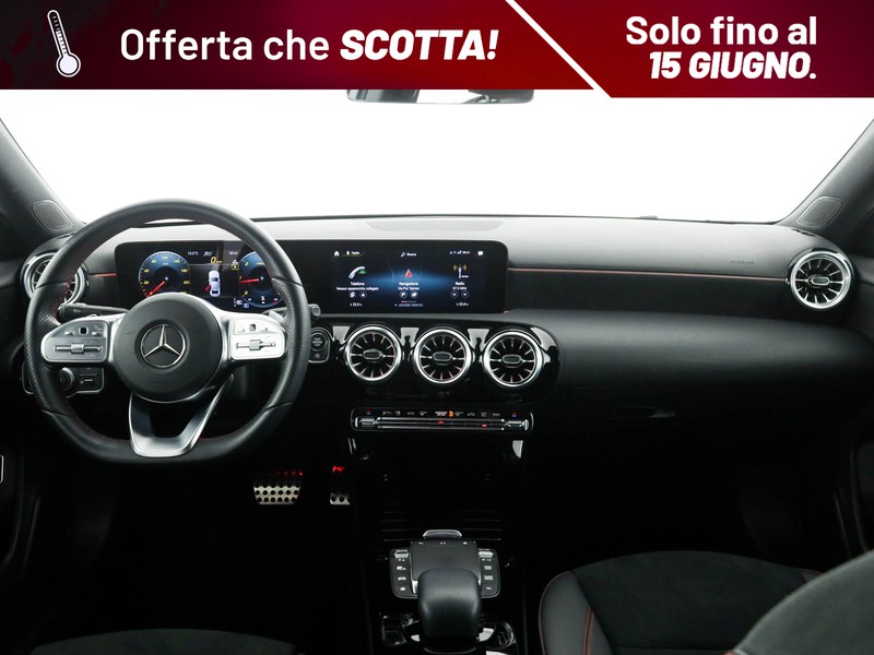 Mercedes Classe A 180 d premium auto diesel grigio
