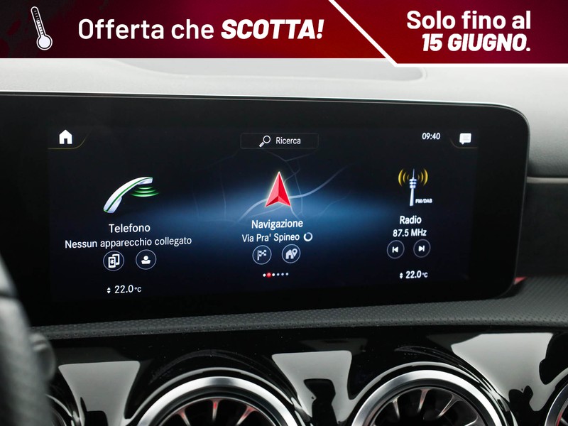 Mercedes Classe A 180 d premium auto diesel grigio