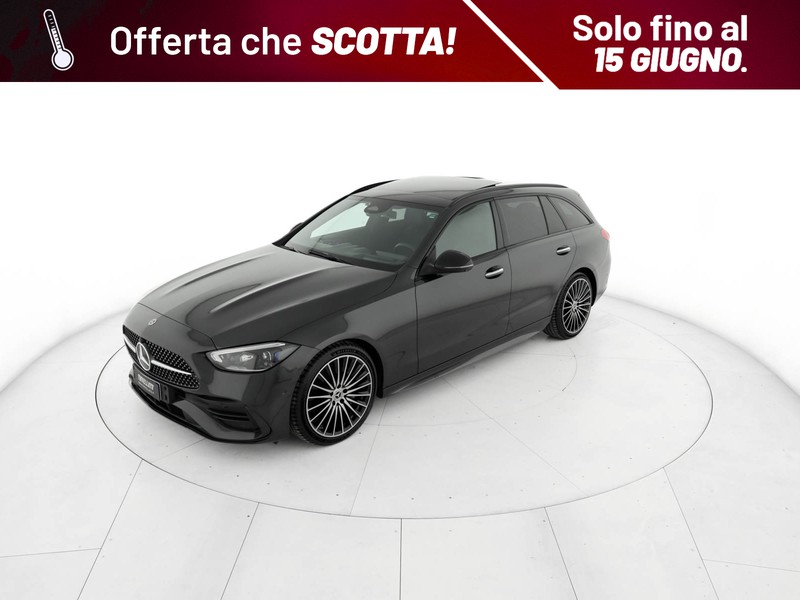 Mercedes Classe C SW sw 300 d mhev premium pro auto ibrido grigio