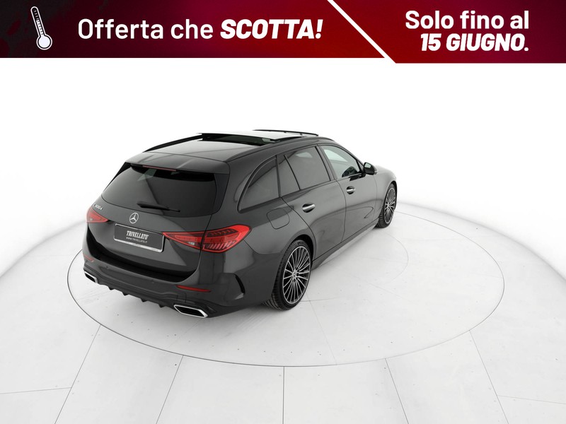 Mercedes Classe C SW sw 300 d mhev premium pro auto ibrido grigio