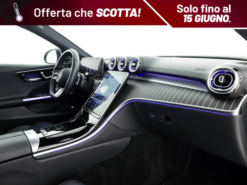 Mercedes Classe C SW sw 300 d mhev premium pro auto ibrido grigio