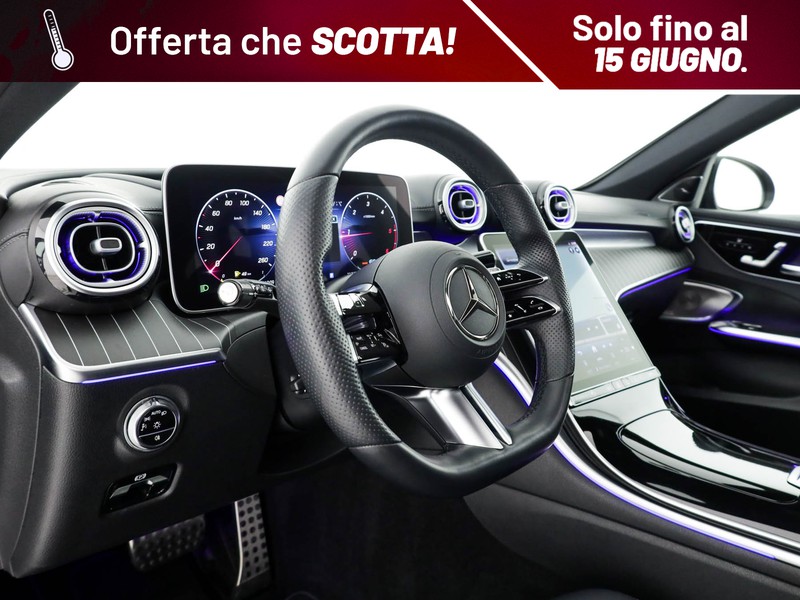 Mercedes Classe C SW sw 300 d mhev premium pro auto ibrido grigio