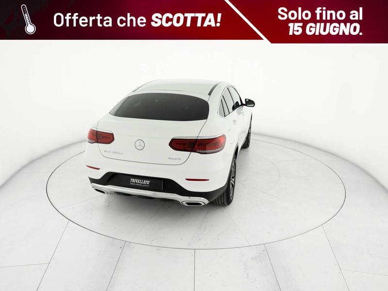 Mercedes GLC Coupè coupe 200 d business 4matic auto diesel bianco