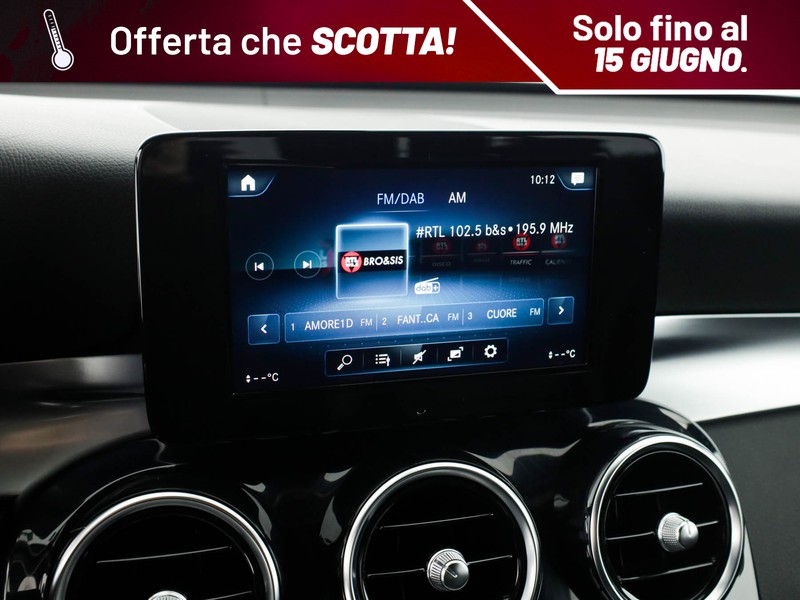 Mercedes GLC Coupè coupe 200 d business 4matic auto diesel bianco