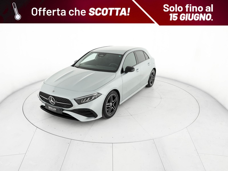 Mercedes Classe A 180 d amg line advanced plus auto diesel argento