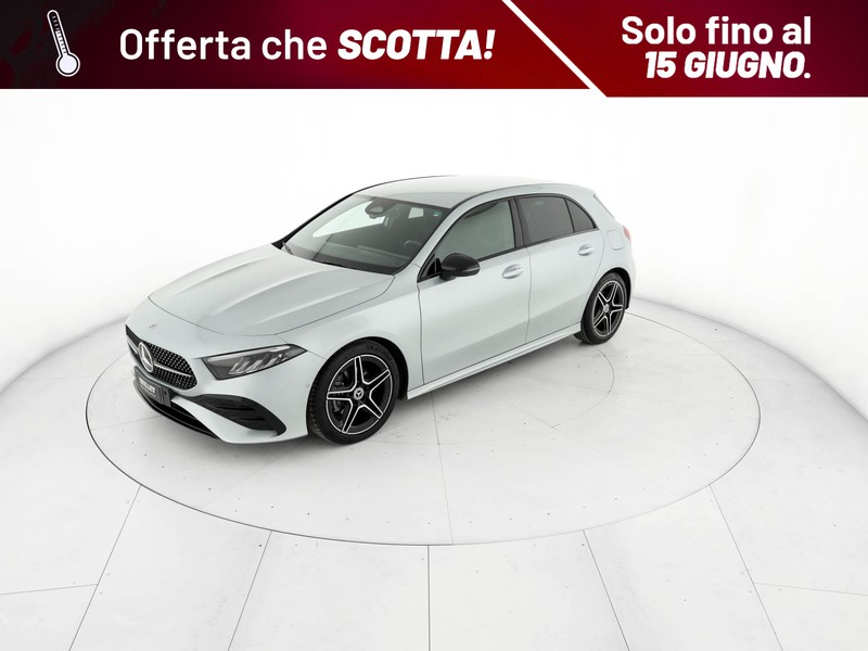 Mercedes Classe A 180 d amg line advanced plus auto diesel argento