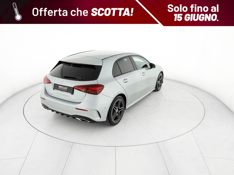 Mercedes Classe A 180 d amg line advanced plus auto diesel argento