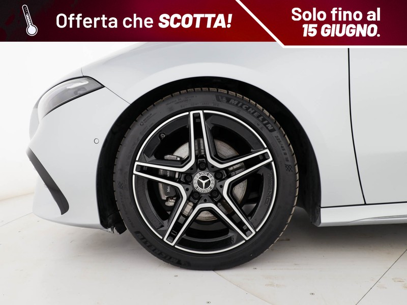 Mercedes Classe A 180 d amg line advanced plus auto diesel argento