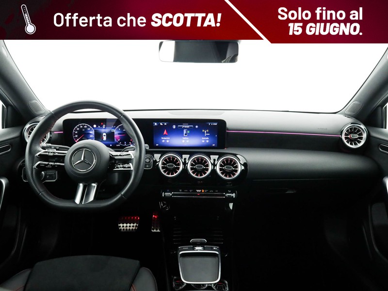 Mercedes Classe A 180 d amg line advanced plus auto diesel argento