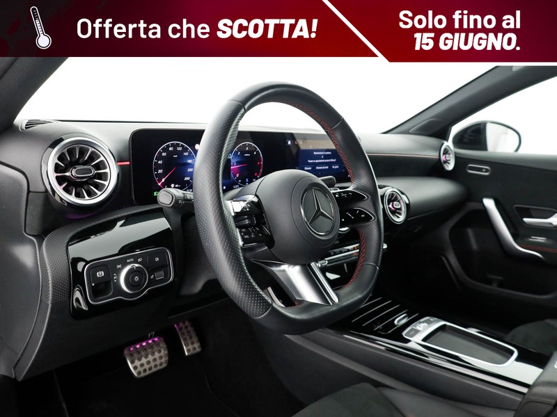 Mercedes Classe A 180 d amg line advanced plus auto diesel argento