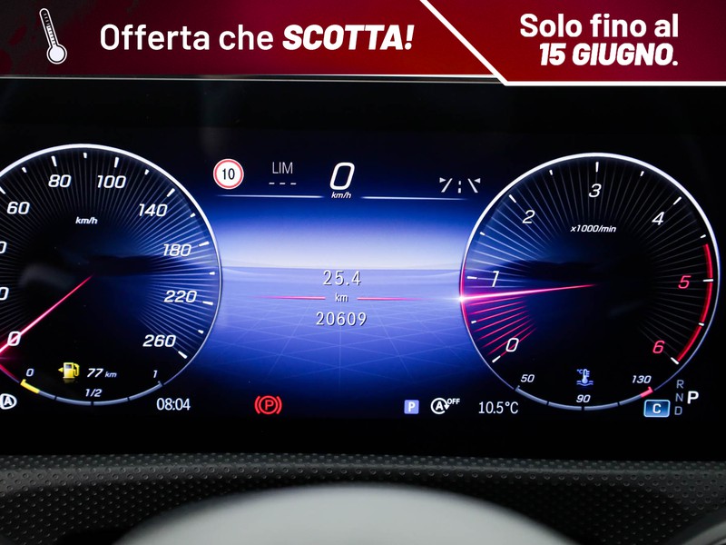 Mercedes Classe A 180 d amg line advanced plus auto diesel nero
