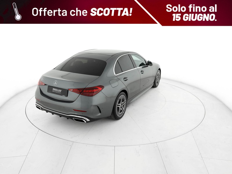 Mercedes Classe C Berlina 220 d mhev amg line advanced 200cv auto ibrido grigio