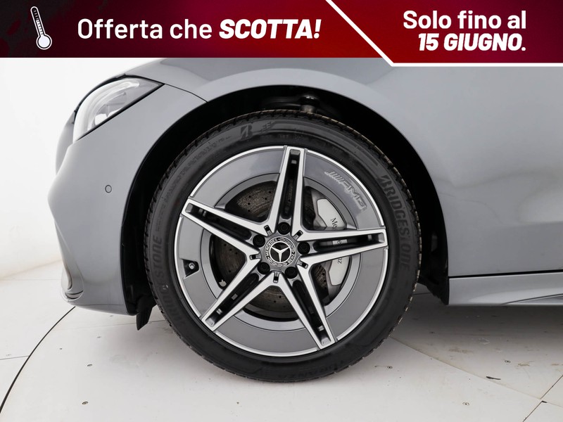 Mercedes Classe C Berlina 220 d mhev amg line advanced 200cv auto ibrido grigio