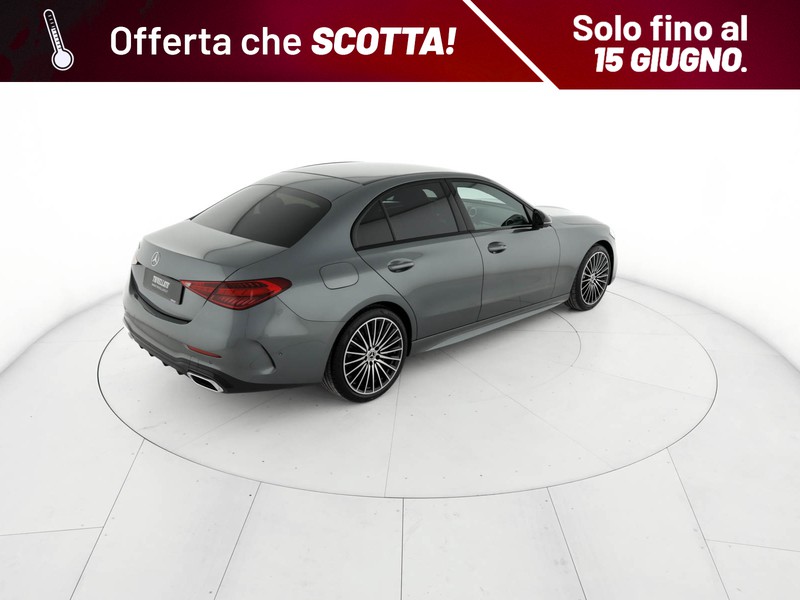Mercedes Classe C Berlina 220 d mhev amg line advanced 200cv auto ibrido grigio