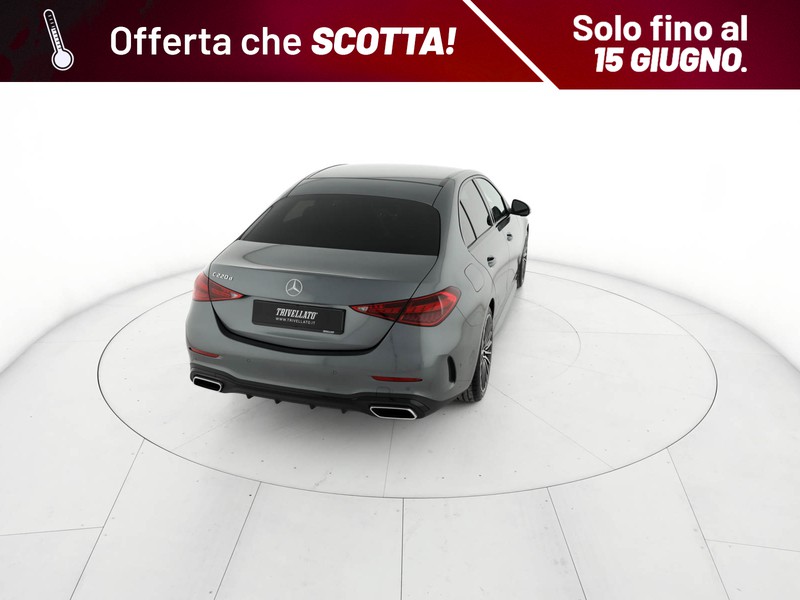 Mercedes Classe C Berlina 220 d mhev amg line advanced 200cv auto ibrido grigio
