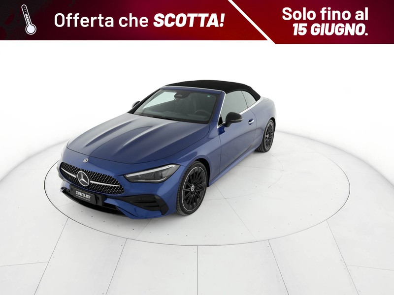 Mercedes CLE cabrio 200 amg line advanced plus auto ibrido blu/azzurro