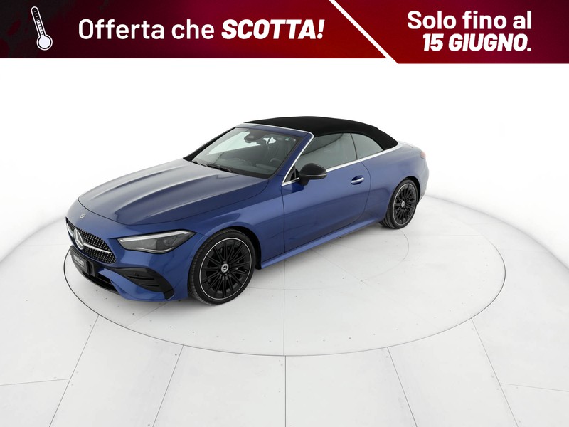 Mercedes CLE cabrio 200 amg line advanced plus auto ibrido blu/azzurro