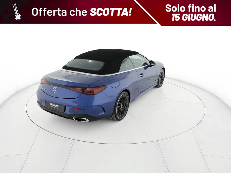 Mercedes CLE cabrio 200 amg line advanced plus auto ibrido blu/azzurro
