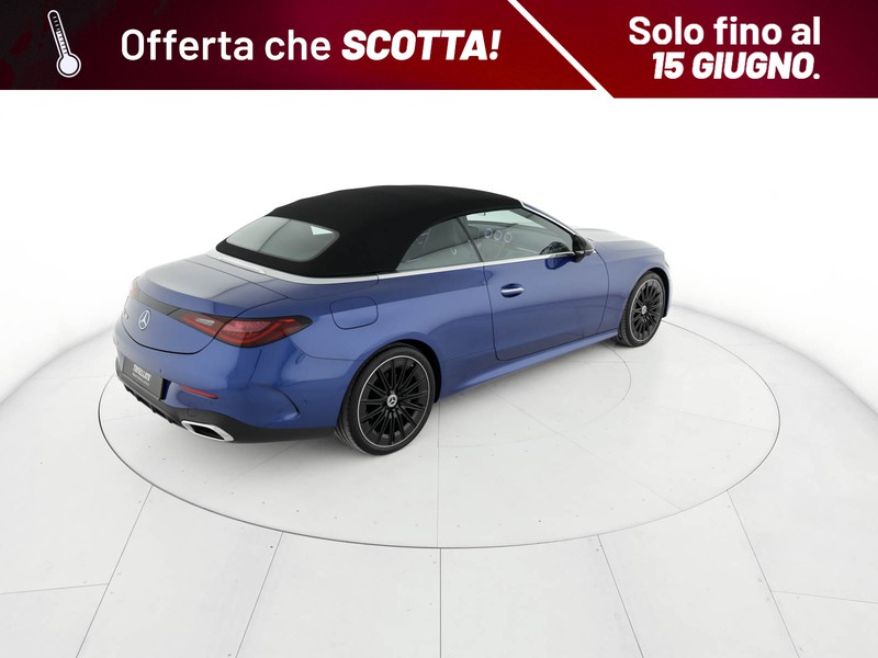 Mercedes CLE cabrio 200 amg line advanced plus auto ibrido blu/azzurro