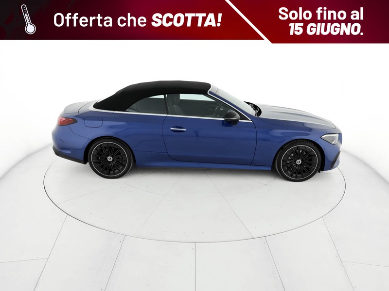 Mercedes CLE cabrio 200 amg line advanced plus auto ibrido blu/azzurro