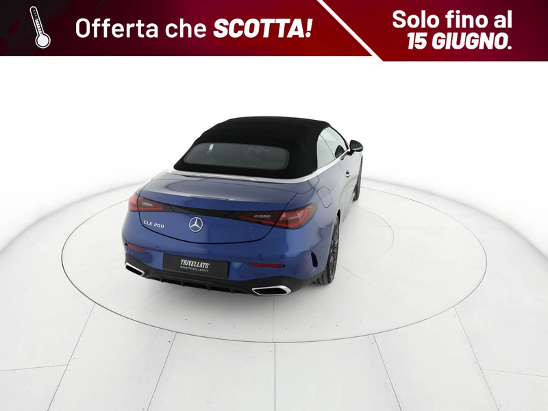 Mercedes CLE cabrio 200 amg line advanced plus auto ibrido blu/azzurro