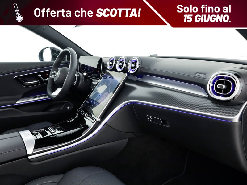 Mercedes CLE cabrio 200 amg line advanced plus auto ibrido blu/azzurro