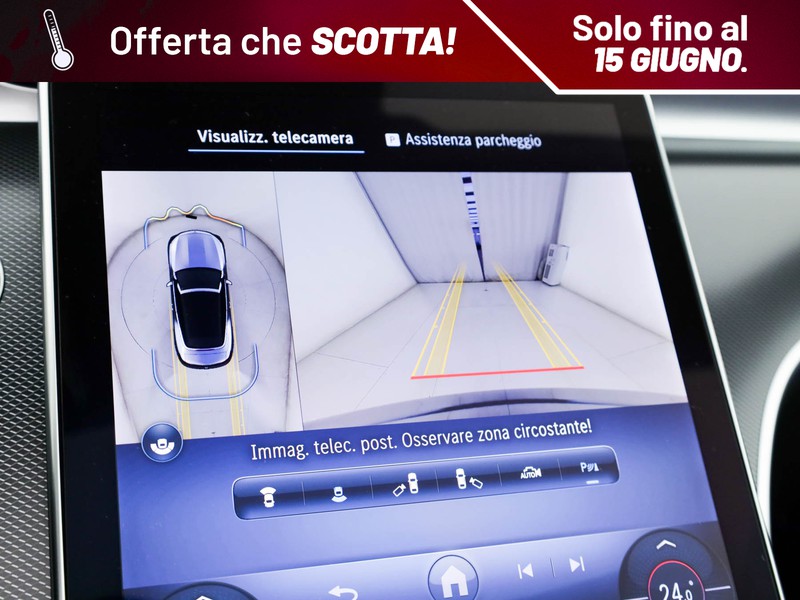 Mercedes CLE cabrio 200 amg line advanced plus auto ibrido blu/azzurro