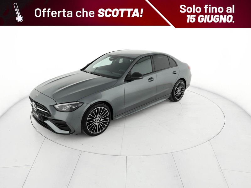 Mercedes Classe C Berlina 220 d mhev amg line advanced 200cv auto ibrido grigio