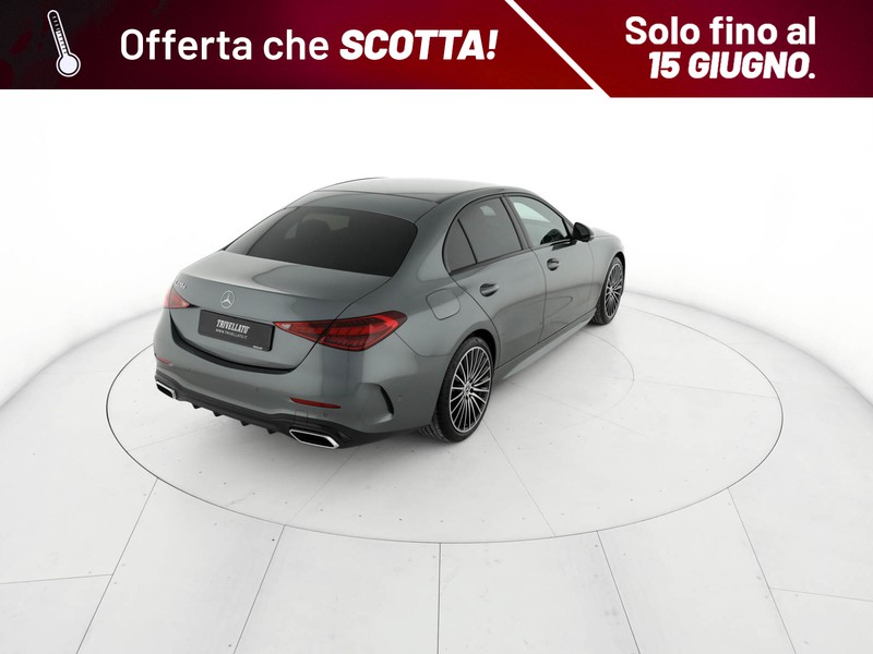 Mercedes Classe C Berlina 220 d mhev amg line advanced 200cv auto ibrido grigio