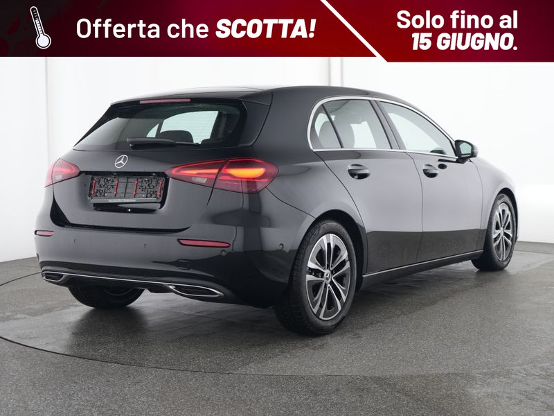 Mercedes Classe A 180 d progressive advanced auto diesel nero